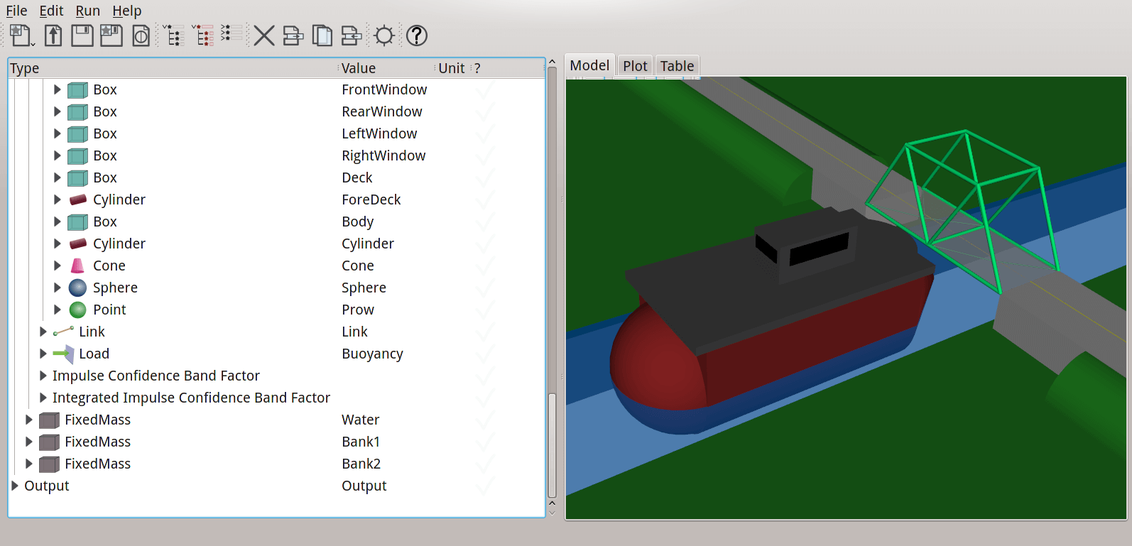 ObjexxSISAME GUI with OpenSceneGraph